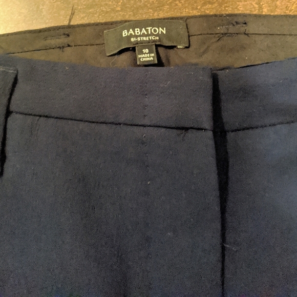 Navy Babaton Trousers 💕 - Picture 5 of 5